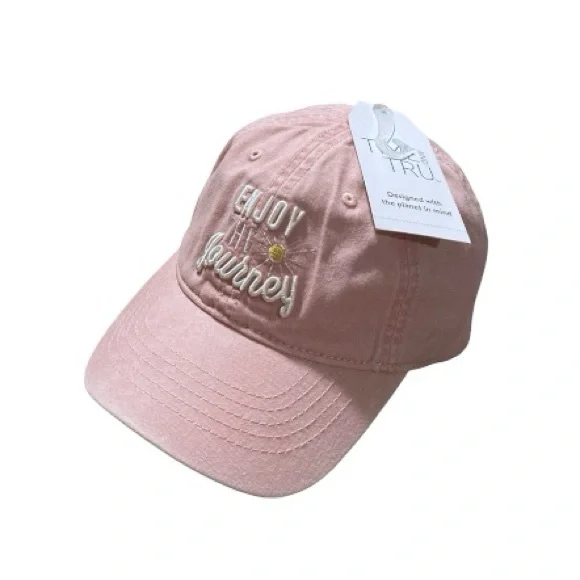 Time and Tru Dusty Rose Blush Cap with Embroidery - Picture 7 of 13